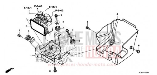 MODULATEUR ABS CB500FAG de 2016